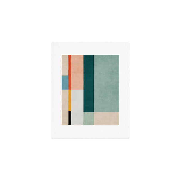 Modern Abstract Geometric Minimalist Artwork Art Print Gallery Image 1