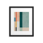 Modern Abstract Geometric Minimalist Artwork Framed Art Print Gallery Image 5