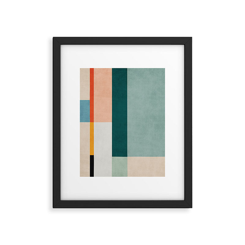 Modern Abstract Geometric Minimalist Artwork Framed Art Print Gallery Image 5