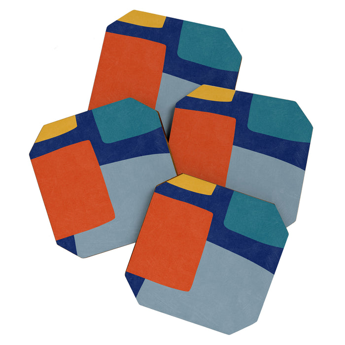 Modern Abstract Minimalism Artwork II Coaster Gallery Image 1