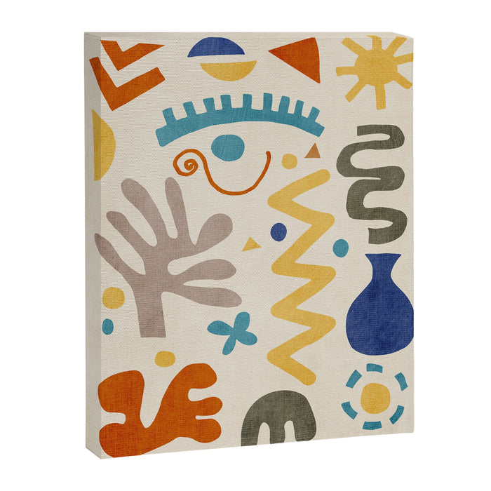 Modern Boho Matisse Inspired Artwork Canvas Print Gallery Image 1