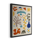 Modern Boho Matisse Inspired Artwork Framed Canvas Print Gallery Image 2