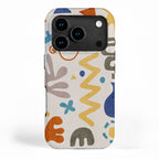 Modern Boho Matisse Inspired Artwork iPhone Case Gallery Image 1