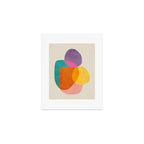 Modern Colorful Abstract Round Shapes Art Print Gallery Image 1