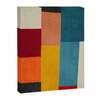 Modern Colorful Patchwork Abstract Art  Canvas Print Gallery Image 6