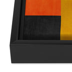 Modern Colorful Patchwork Abstract Art  Framed Canvas Print Gallery Image 3