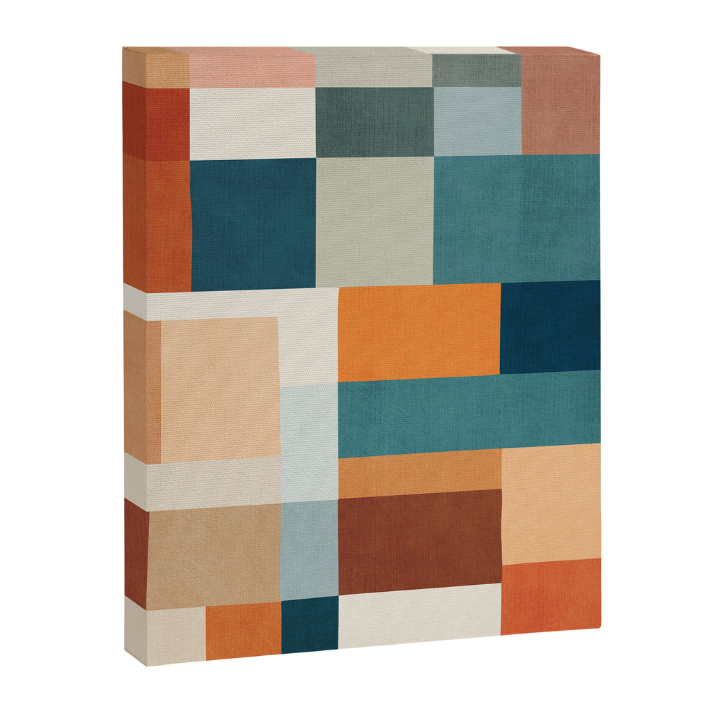 Modern Geometric Abstract Mid-Century Artwork Canvas Print Gallery Image 6