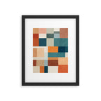 Modern Geometric Abstract Mid-Century Artwork Framed Art Print Gallery Image 5