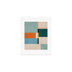 Modern Geometric Minimalist Abstract Artwork Art Print Gallery Image 1