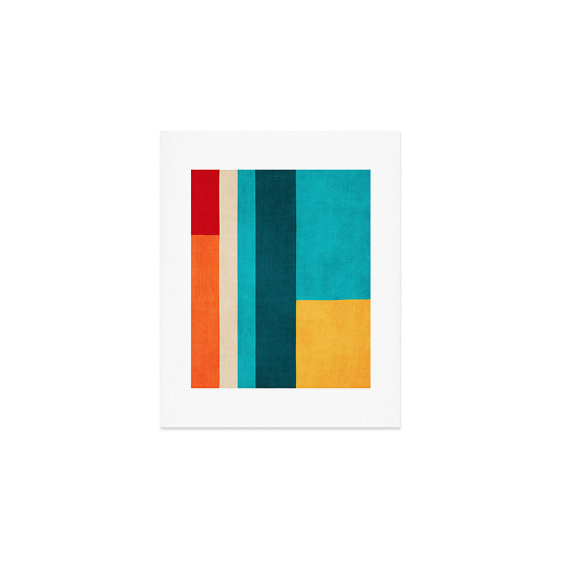 Modern Geometric Minimalist Artwork Art Print Gallery Image 1