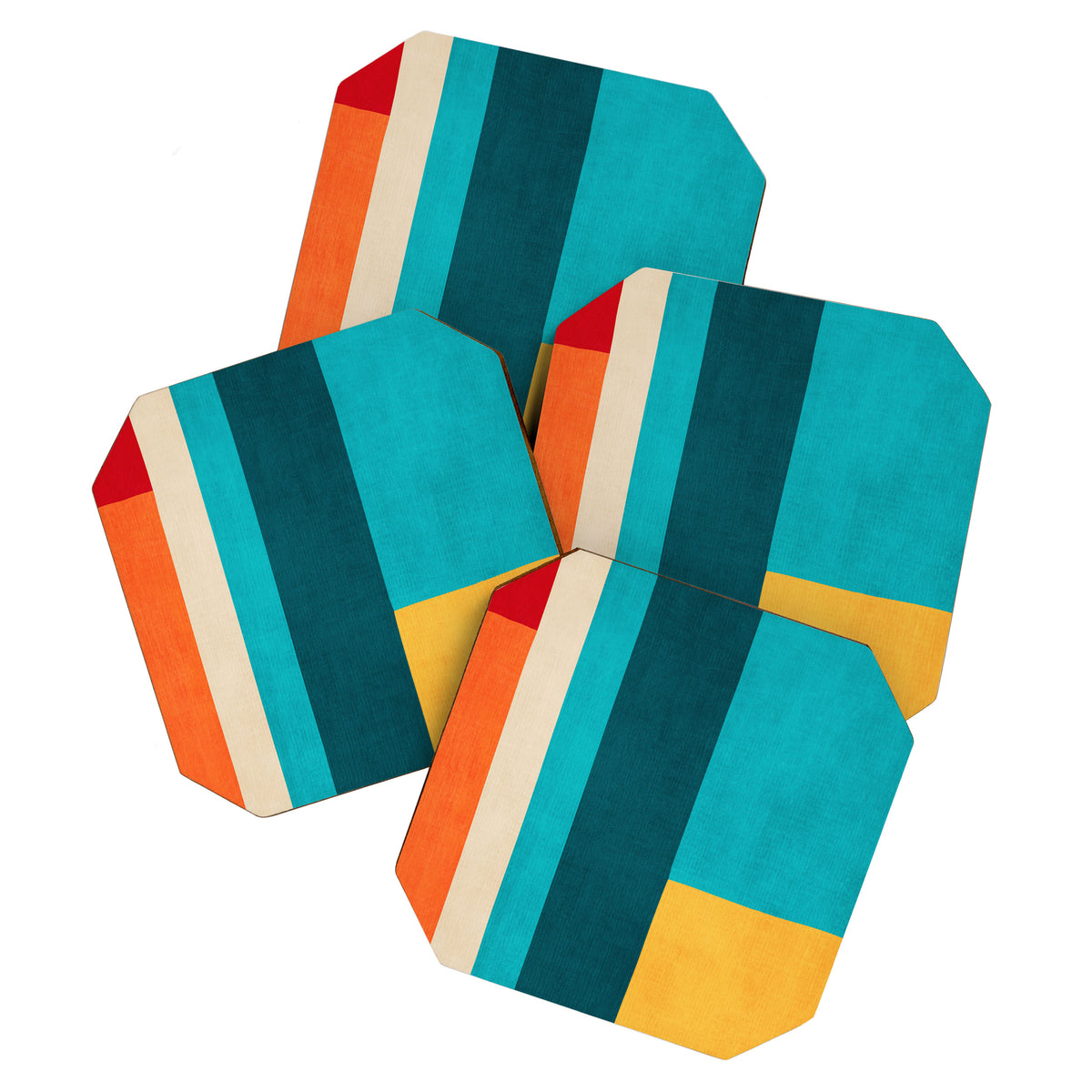 Modern Geometric Minimalist Artwork Coaster Gallery Image 1