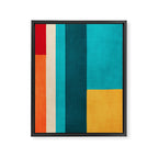 Modern Geometric Minimalist Artwork Framed Canvas Print Gallery Image 6