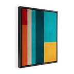 Modern Geometric Minimalist Artwork Framed Canvas Print Gallery Image 2