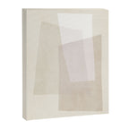 Modern Minimalism Beige White Organic Shapes Canvas Print Gallery Image 6