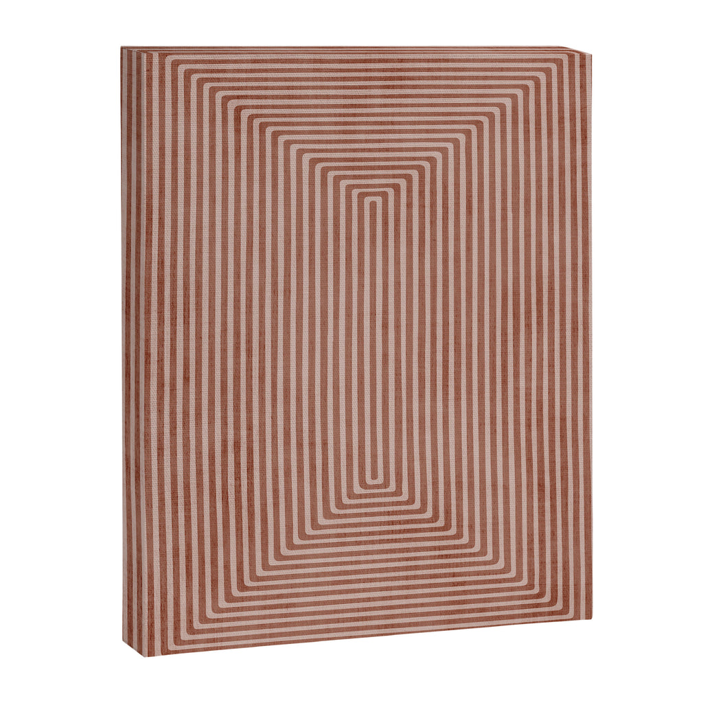 Modern Minimalism Terracotta Lines Geometric Art Canvas Print Gallery Image 6