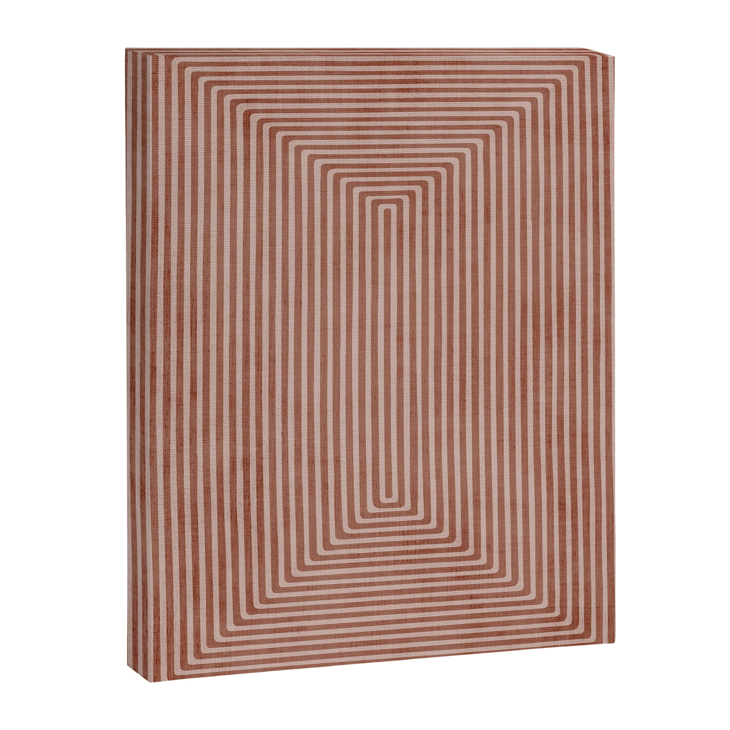 Modern Minimalism Terracotta Lines Geometric Art Canvas Print Gallery Image 6
