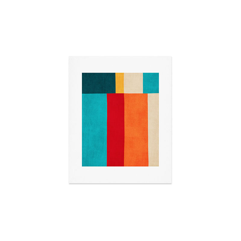Modern Minimalist Geometric Artwork Art Print Gallery Image 1