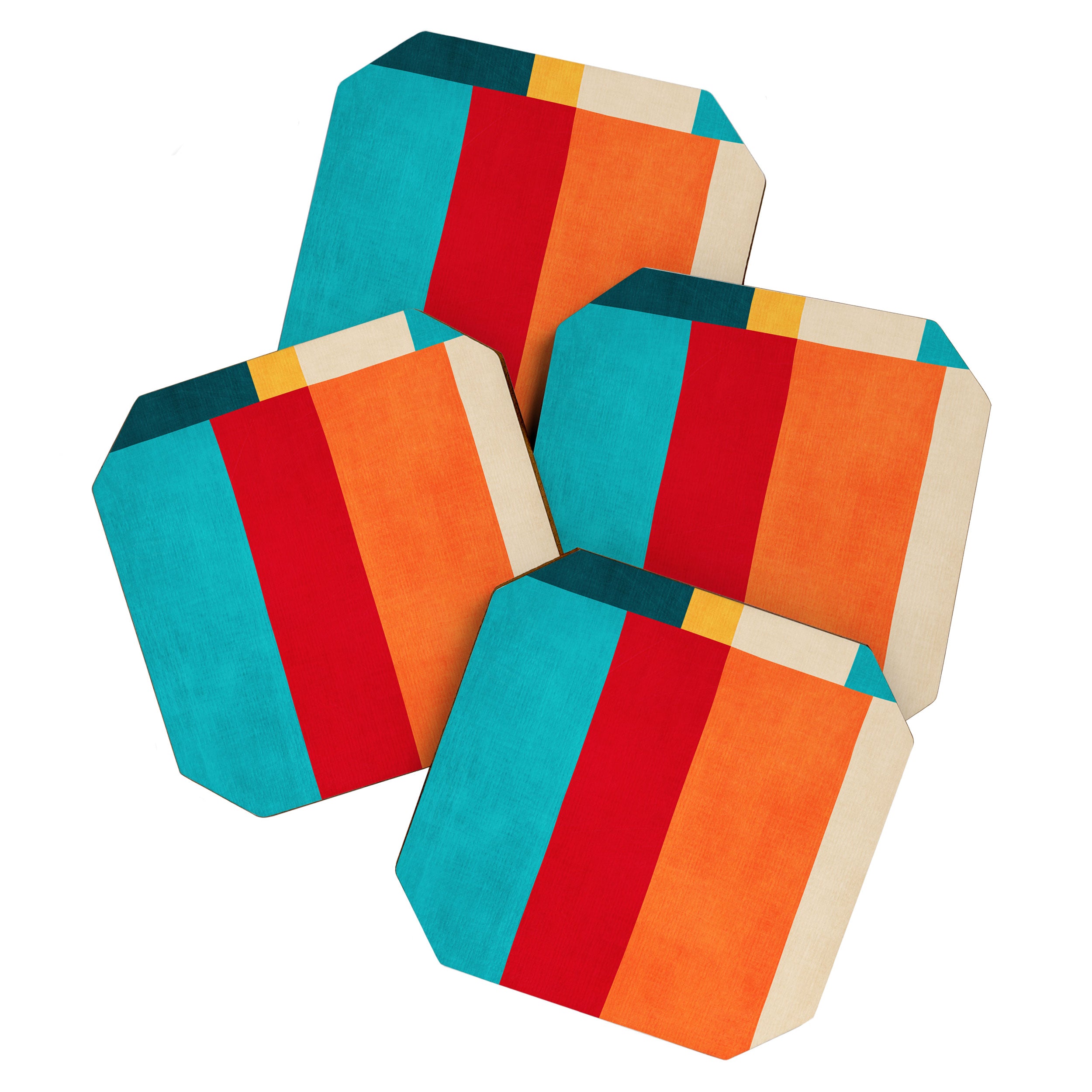 Modern Minimalist Geometric Artwork Coaster Gallery Image 1