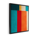 Modern Minimalist Geometric Artwork Framed Canvas Print Gallery Image 2