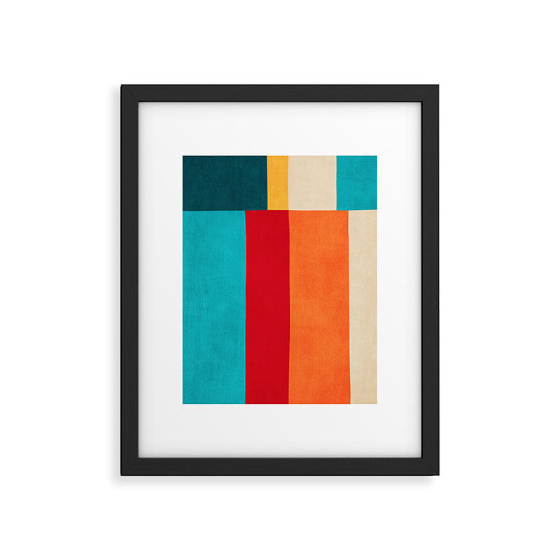 Modern Minimalist Geometric Artwork Framed Art Print Gallery Image 5
