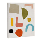 Modern Minimalist Shapes Digital Cut Out Artwork Canvas Print Gallery Image 6