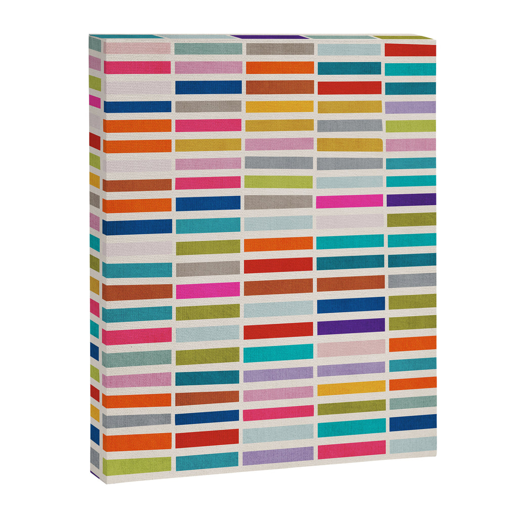 Mosaic Tiles Geometric Colorful Artwork Canvas Print Gallery Image 6