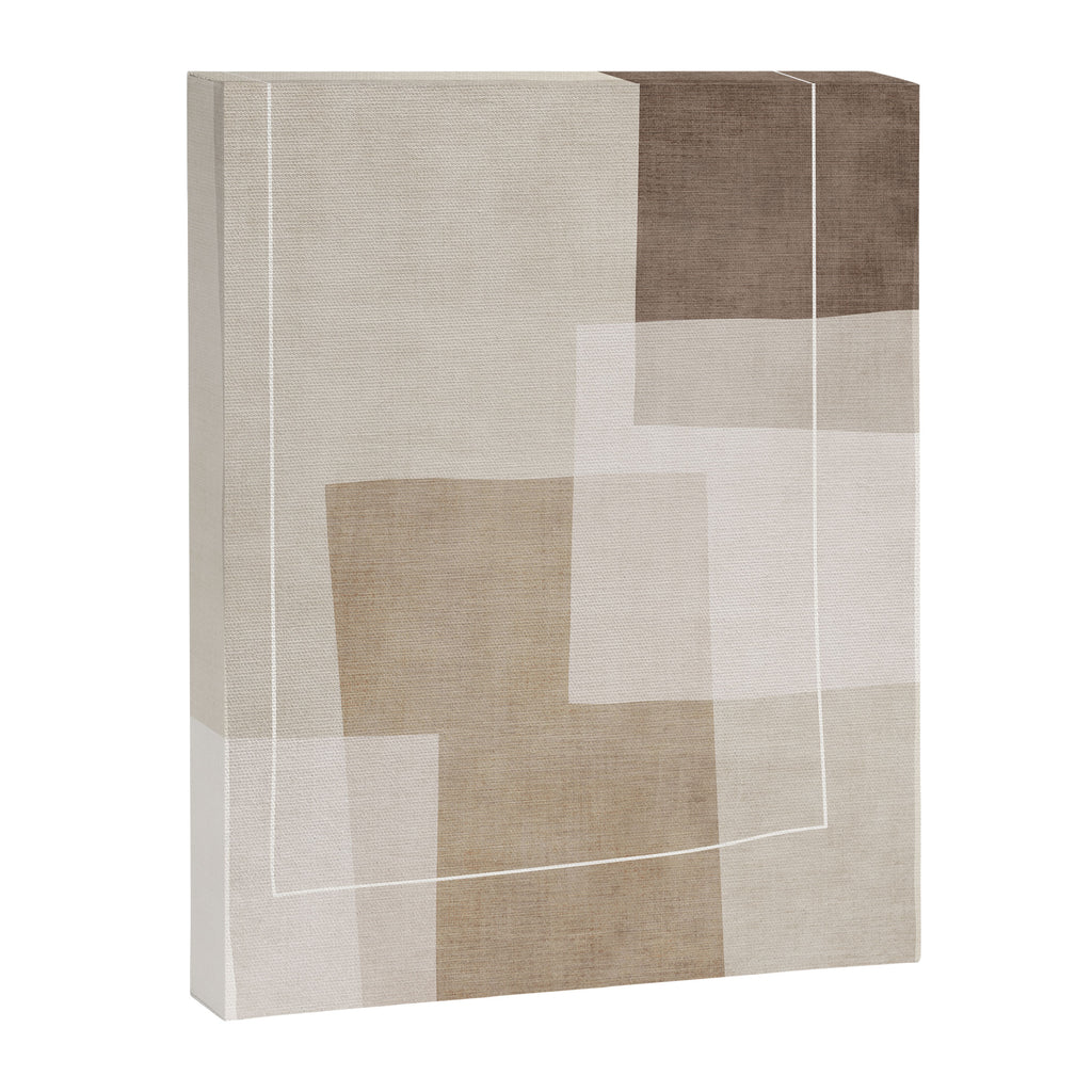 Neutral Minimalism Beige Tan Sand Abstract Artwork Canvas Print Gallery Image 6