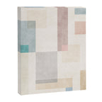 Neutral Pastel Tones Geometric Artwork Canvas Print Gallery Image 6