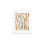 Neutral Soft Tones Modern Lines Artworks Art Print Gallery Image 1