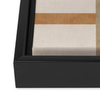 Neutral Tones Soft Colors Geometric Artwork Framed Canvas Print Gallery Image 3