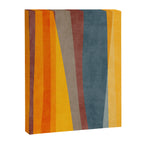 Orange Blue Yellow Beige Modern MCM Art Canvas Print Gallery Image 6