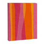 Orange Hot Pink Yellow Bright Modern Artwork Canvas Print Gallery Image 6