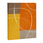 Orange Yellow Brown Artwork Canvas Print Gallery Image 6