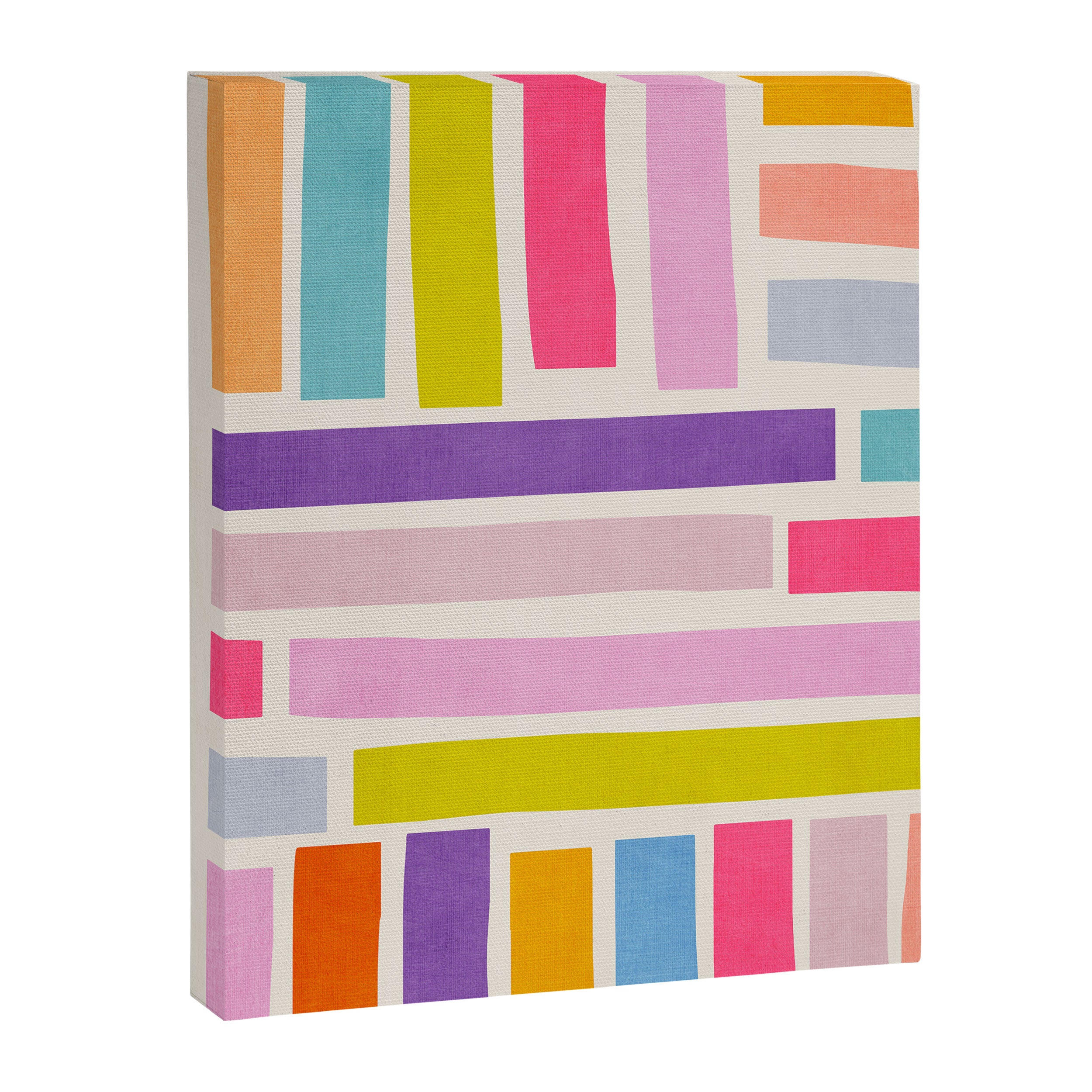 Pastel Tones Colorful Artwork Canvas Print Gallery Image 6