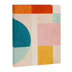 Pastel Tones Colorful Geometric Modern Artwork Canvas Print Gallery Image 6