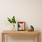 Pastel Tones Colorful Geometric Modern Artwork Framed Canvas Print Gallery Image 4