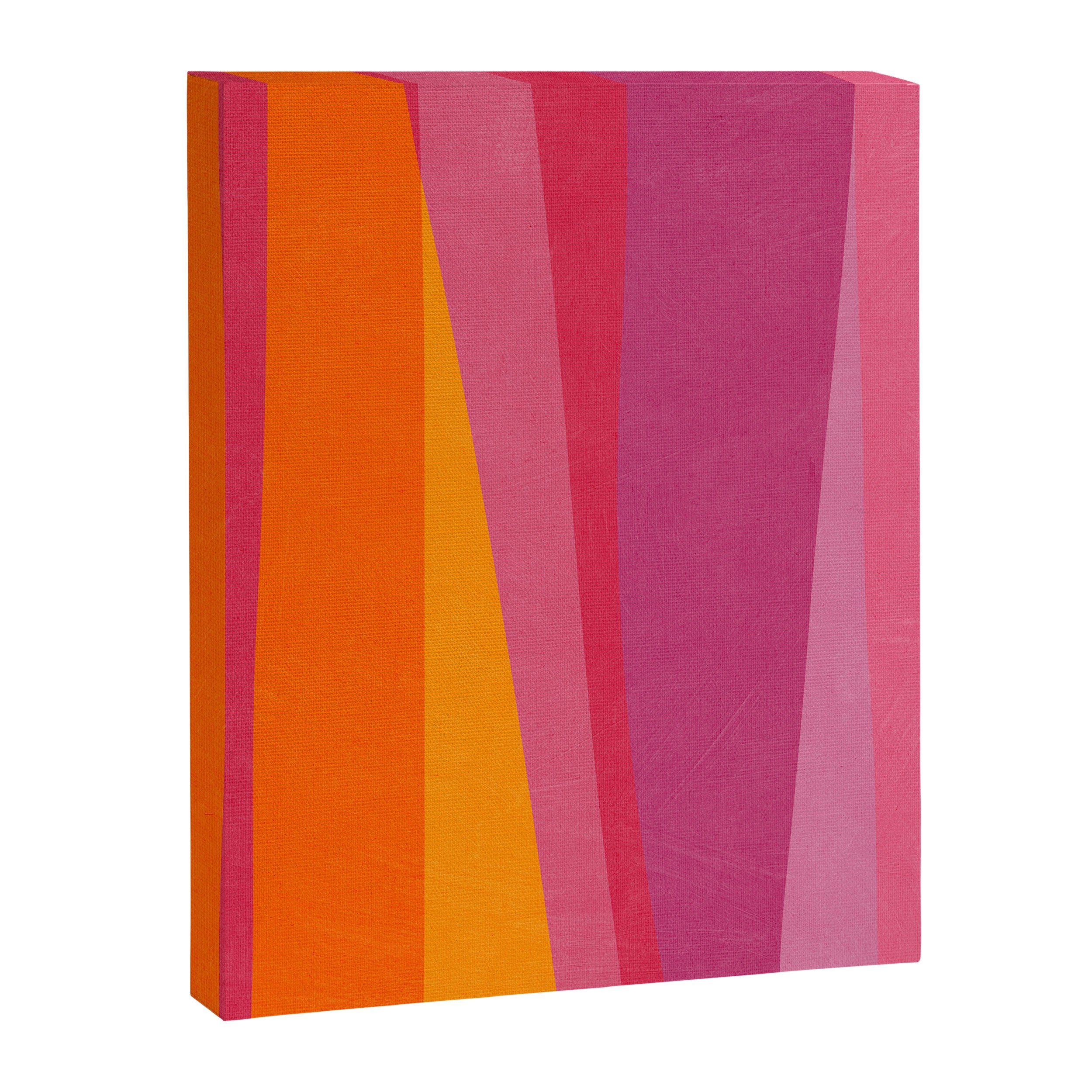 Pink Orange Bright Vibrant Modern Artwork Canvas Print Gallery Image 6