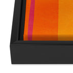 Pink Orange Bright Vibrant Modern Artwork Framed Canvas Print Gallery Image 3