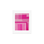 Pink Shades Abstract Art Print Gallery Image 1