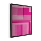 Pink Shades Abstract Framed Canvas Print Gallery Image 2
