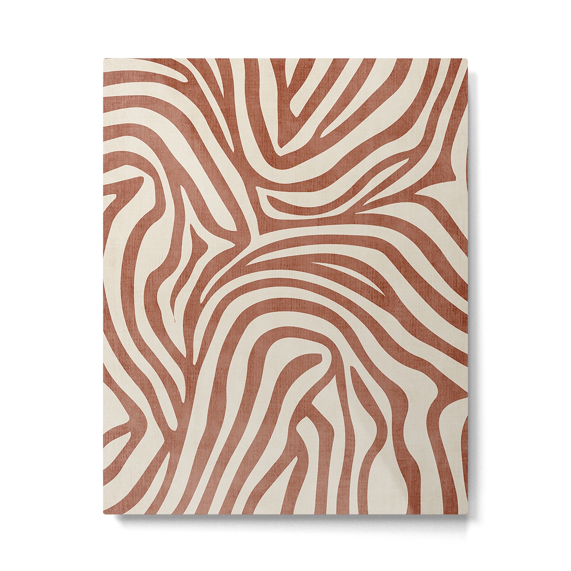 Terra Lines Abstract Original Artwork Metal Print Gallery Image 4