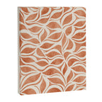 Terracotta Abstract Leaves Artwork Canvas Print Gallery Image 6