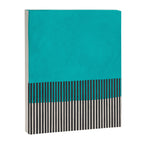 Turquoise Minimalist Bold Artwork Canvas Print Gallery Image 6