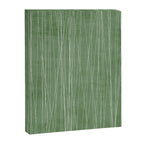 White Lines Green Background Minimal Art Canvas Print Gallery Image 6