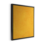 Yellow Modern Geometric Design Artwork Framed Canvas Print Gallery Image 2