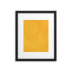 Yellow Modern Geometric Design Artwork Framed Art Print Gallery Image 5