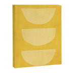 Yellow Tones Semicircles Minimalist Artwork Canvas Print Gallery Image 6