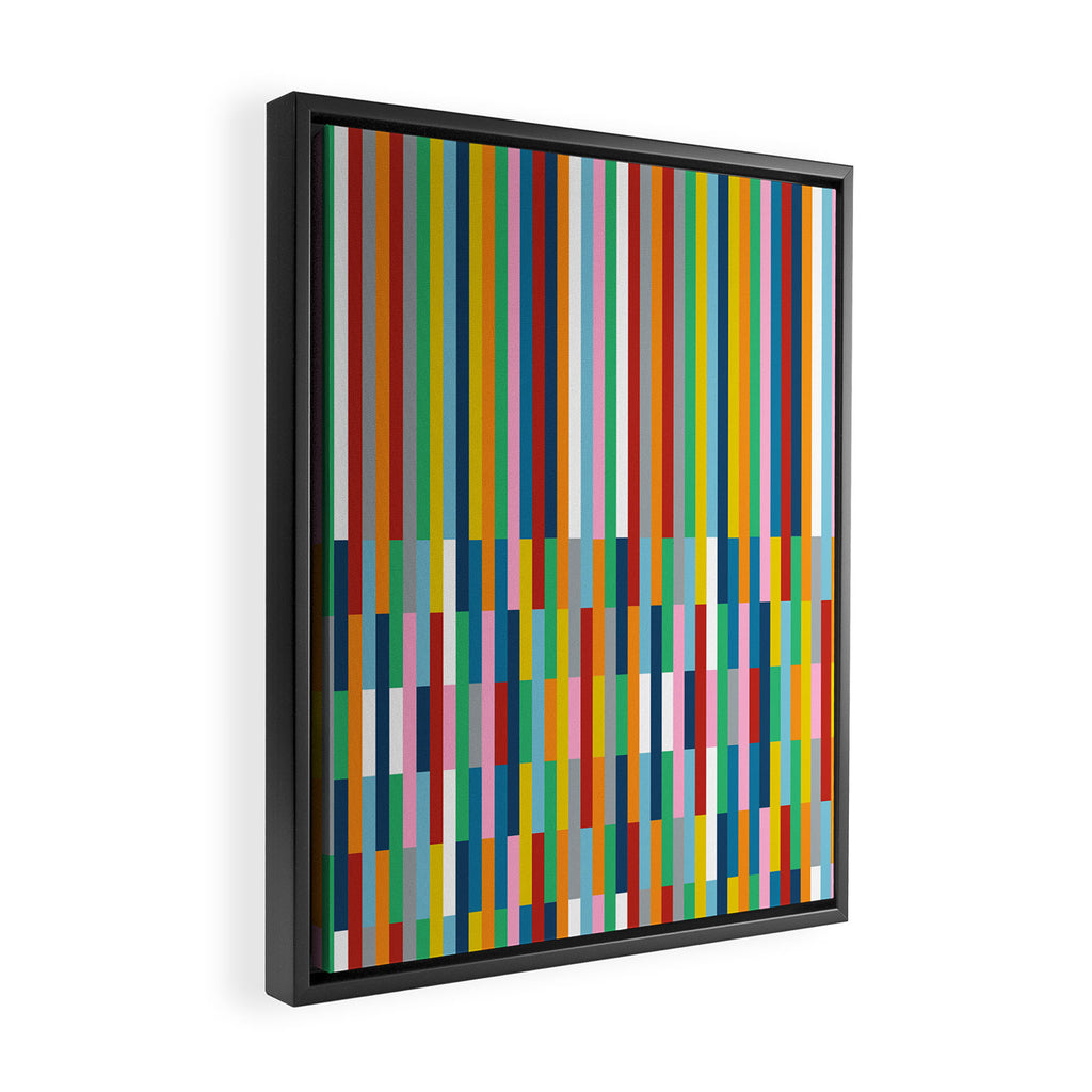 Brick Columns Framed Canvas Print Gallery Image 2