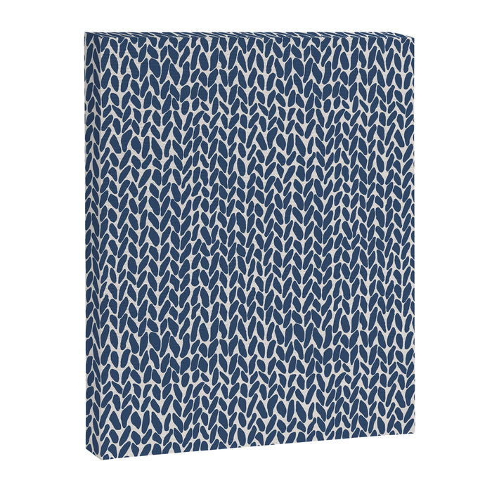 Hand Knit Navy Canvas Print Gallery Image 1