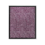 Hand Knit Plum Framed Canvas Print Gallery Image 8